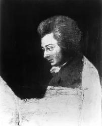 Retrato inacabado de Wolfgang Amadeus Mozart (1756-91)